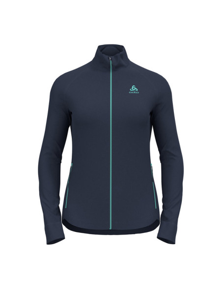Fleece Odlo MID LAYER FZ BERRA Dark Sapphire