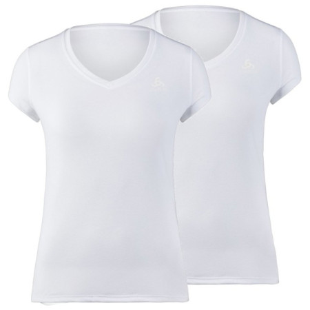 Majica s kratkimi rokavi Odlo TOP V S/S ACTIVE EVERYDAY ECO 2P Whit