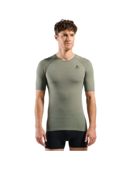Maglietta Odlo BL TOP CREW SS MERINO PERF LIGHT Vetiver