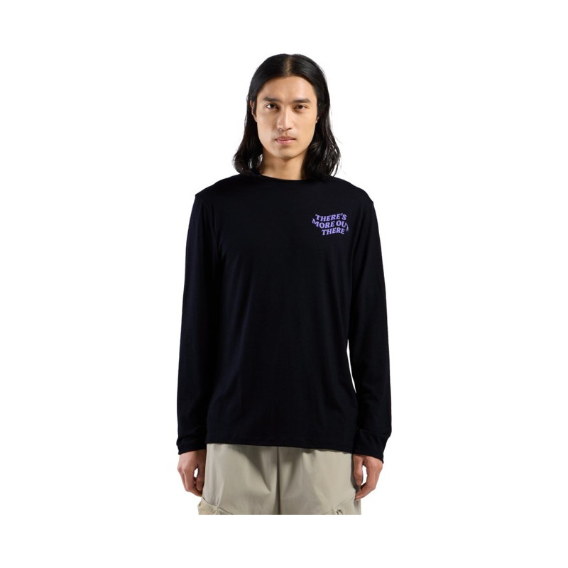 Koszulka Odlo CREW LS MERINO 160 THERE'S MORE Black