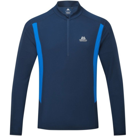 T-shirt Mountain Equipment IGNIS LS MEN'S ZIP TEE Admiral/Atlantic