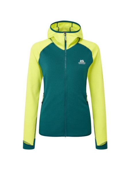 Podszewka polarowa Mountain Equipment ECLIPSE HOODED WMNS D Teal/Fresh