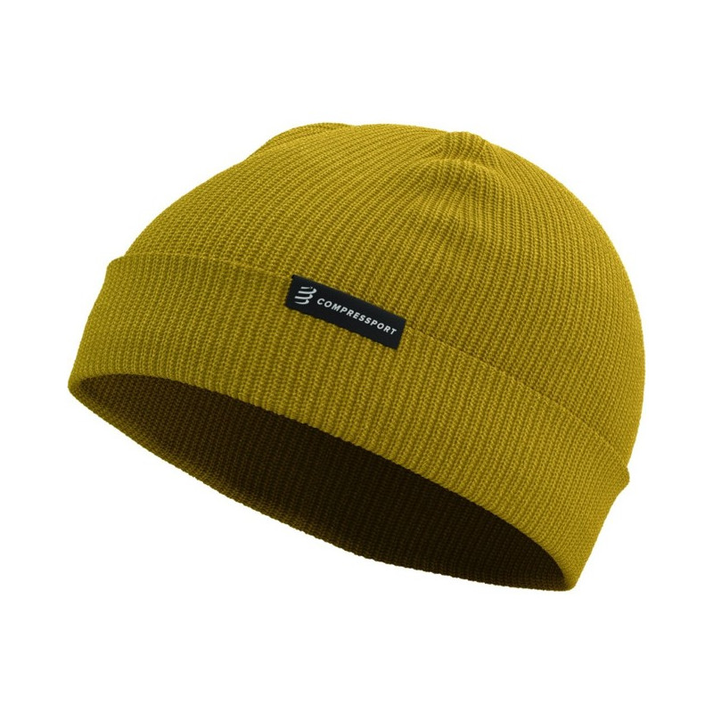 Hattu Compressport PODIUM BEANIE Ceylon Yellow
