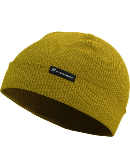 Hat Compressport PODIUM BEANIE Ceylon Yellow