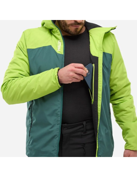 Jakna Millet BOSSONS 100 HD M Macaw Green/Bottle