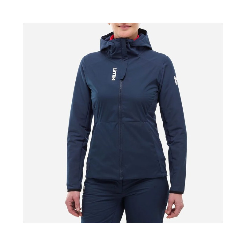 Jakke Millet SENECA HYBRID HOODIE W Saphir