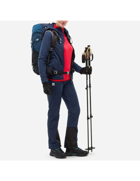 Jacket Millet SENECA HYBRID HOODIE W Saphir