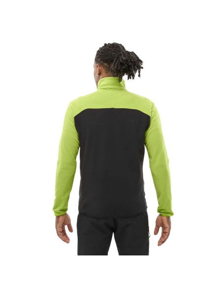 Polarfleece Millet UBIC LIGHTGRID JKT M Macaw Green/Black