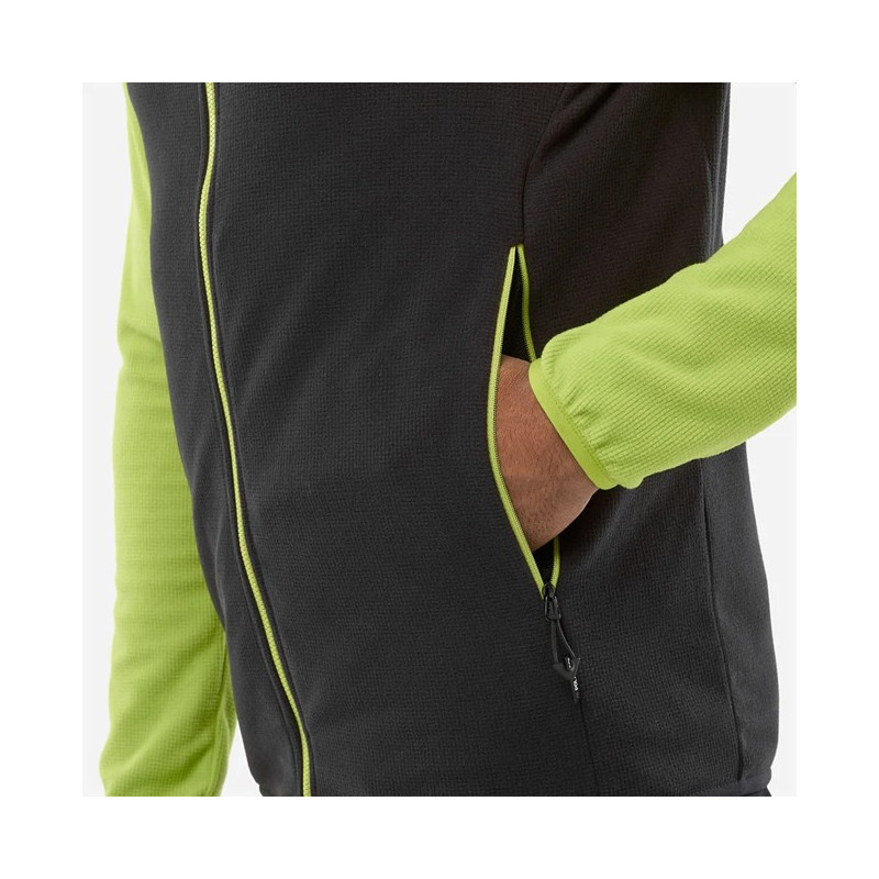 Polar Fleece Millet UBIC LIGHTGRID JKT M Macaw Green/Black