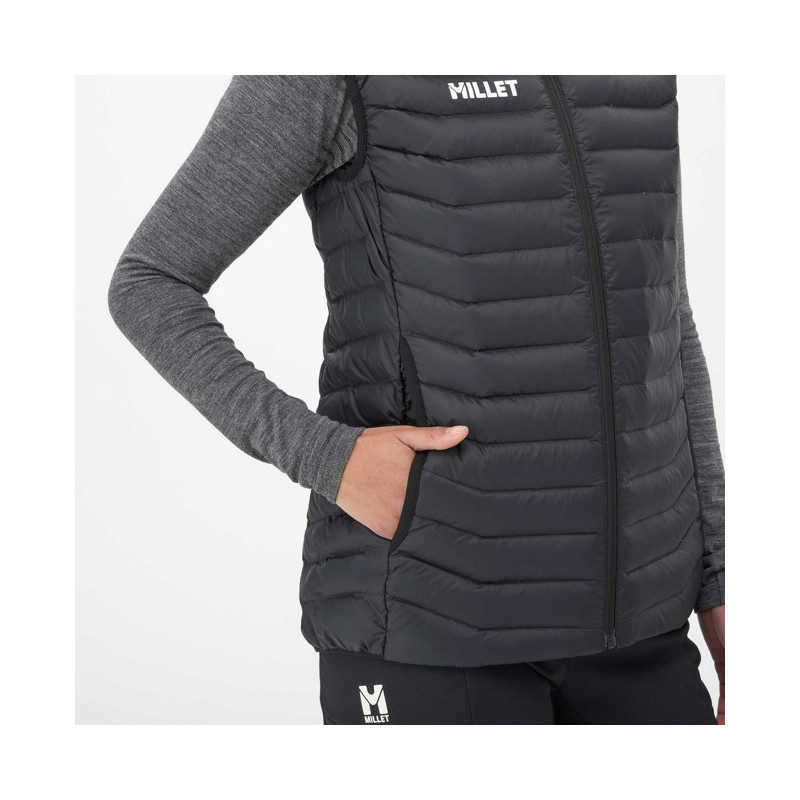 Mellény Millet KAMET LIGHT DOWN VEST W Black-Noir