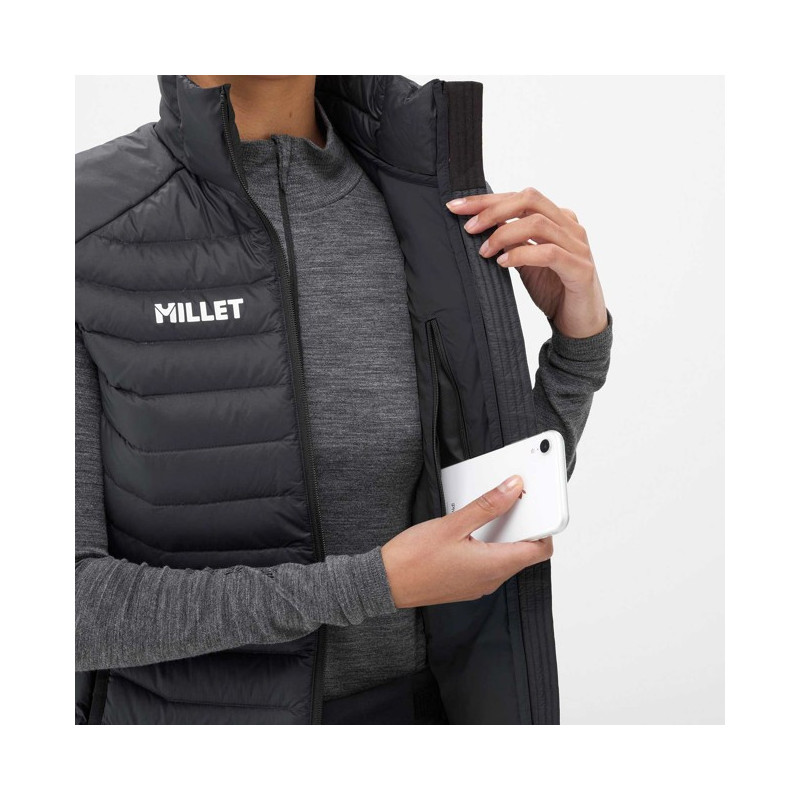 Mellény Millet KAMET LIGHT DOWN VEST W Black-Noir