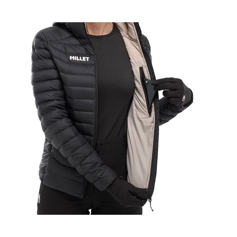 Chaqueta Millet EVOLE LIGHT 700 HD W Black - Noir