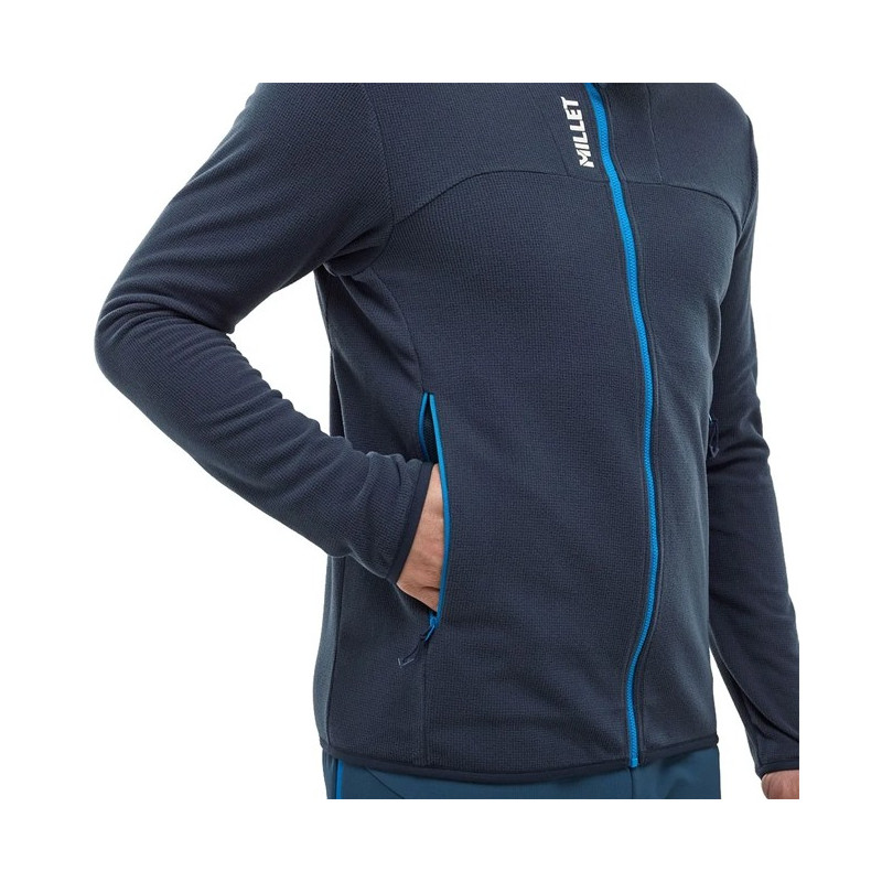 Polar Fleece Millet UBIC LIGHTGRID JKT M Saphir