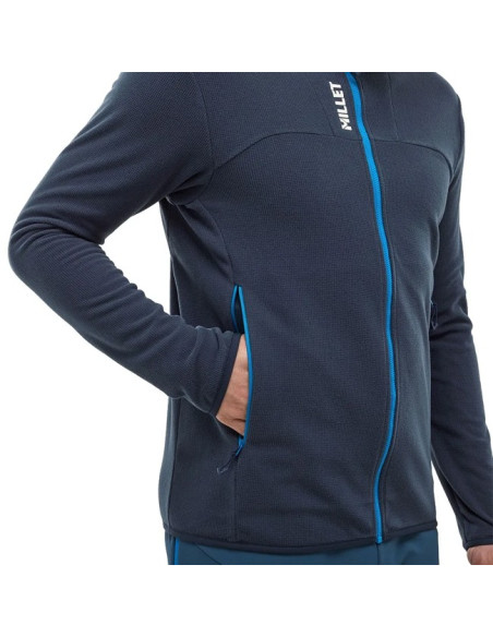 Polar Fleece Millet UBIC LIGHTGRID JKT M Saphir