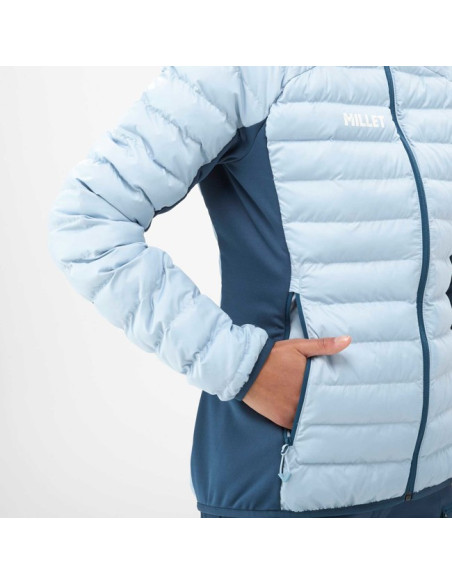 Jakna Millet FITZ ROY WARM JKT W Iceberg/Dark Denim