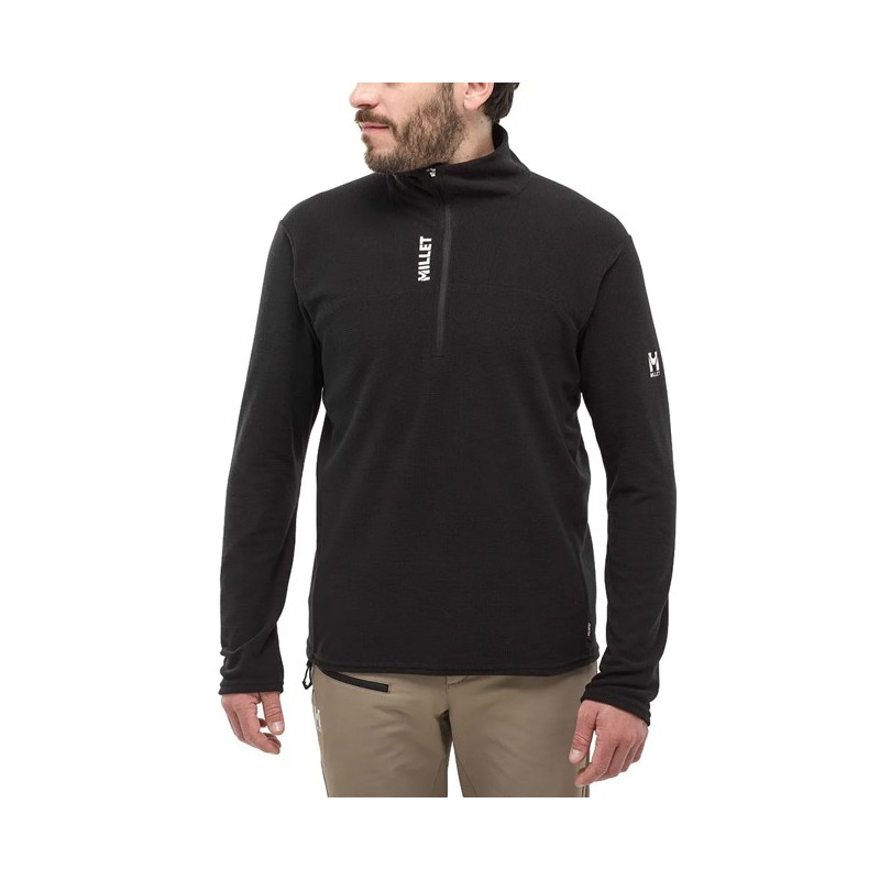 Polar Fleece Millet UBIC LIGHTGRID PO M Black - Noir