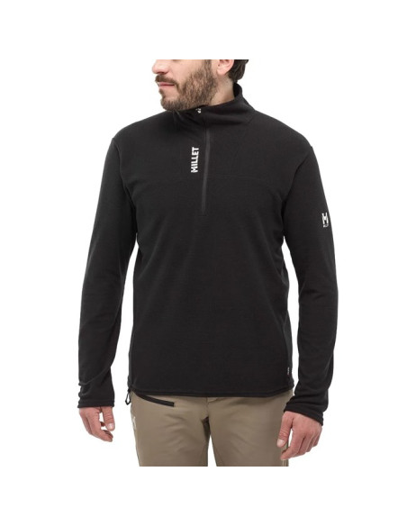 Fleece Millet UBIC LIGHTGRID PO M Black - Noir