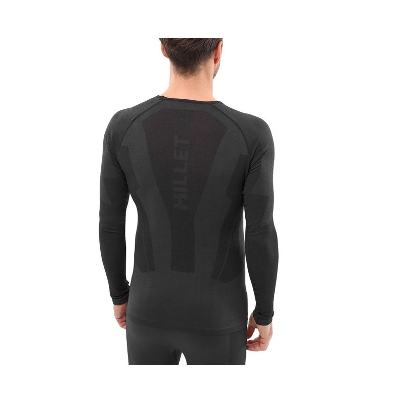 T-Shirt Millet DRYNAMIC SOFT LS TEE M Black-Noir