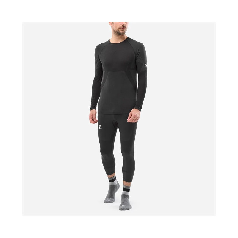 T-Shirt Millet DRYNAMIC SOFT LS TEE M Black-Noir