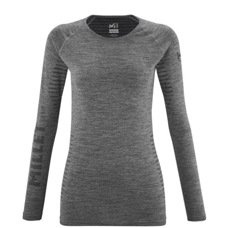 Majica s kratkimi rokavi Millet DRYNAMIC WARM LS TEE W Anthracite Grey