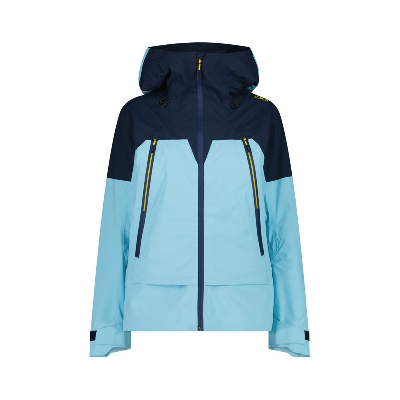 Kurtka Cmp WOMAN FIX HOOD Topazio