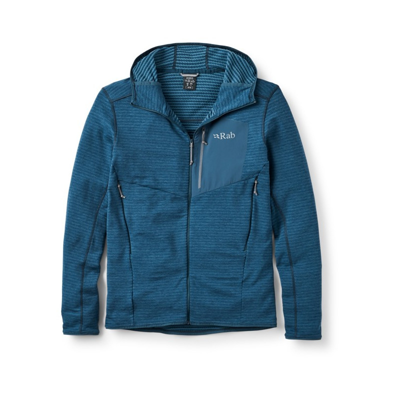 Pile Rab ASCENDOR LIGHT HOODY Tempest Blue
