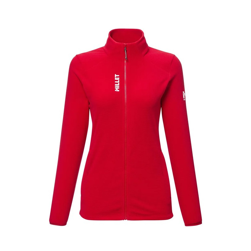Fliskakna Millet UBIC LIGHTGRID JKT W Red - Rouge