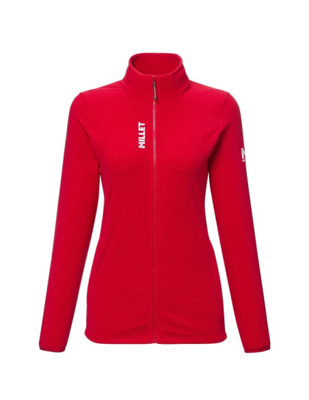 Podszewka polarowa Millet UBIC LIGHTGRID JKT W Red - Rouge