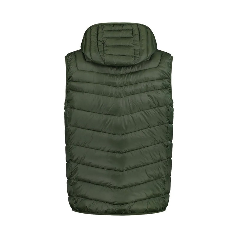 Liivi Cmp MAN VEST SNAPS HOOD OIL GREEN