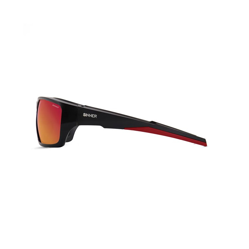 Lunettes Sinner JACARA M BLK SINTEC®SMK BLK RED OIL