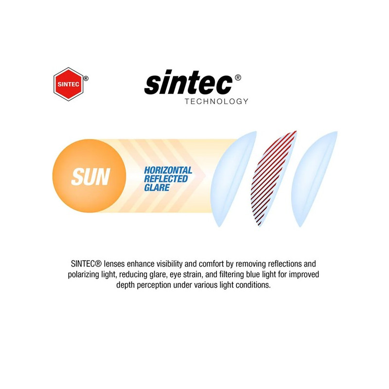 Akiniai Sinner EYAK MT CRY BLK-SINTEC® SMK FLAMIR