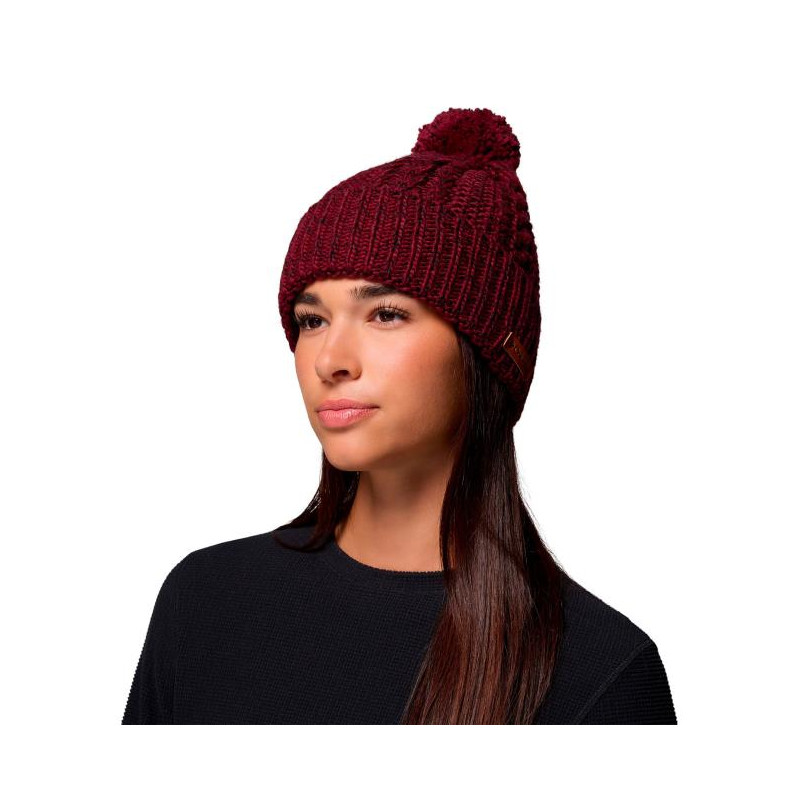 Columbia COZY RIDGE BEANIE Rich Wine, Black Marle