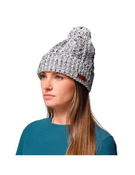 Columbia COZY RIDGE BEANIE Sea Salt, Black Marled