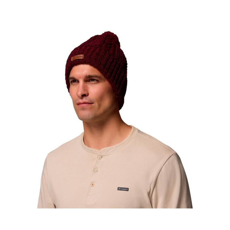 Columbia COZY RIDGE BEANIE Rich Wine, Black Marle