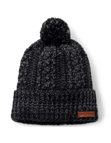 Columbia COZY RIDGE BEANIE Black, City Grey Marle