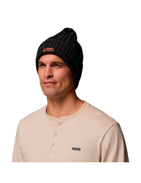 Columbia COZY RIDGE BEANIE Black, City Grey Marle