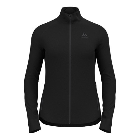 Fleece Odlo MIDLAYER FZ BERRA Black