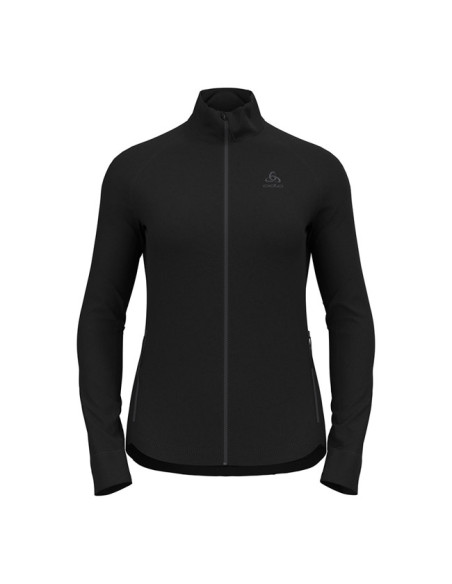 Fliskakna Odlo MIDLAYER FZ BERRA Black