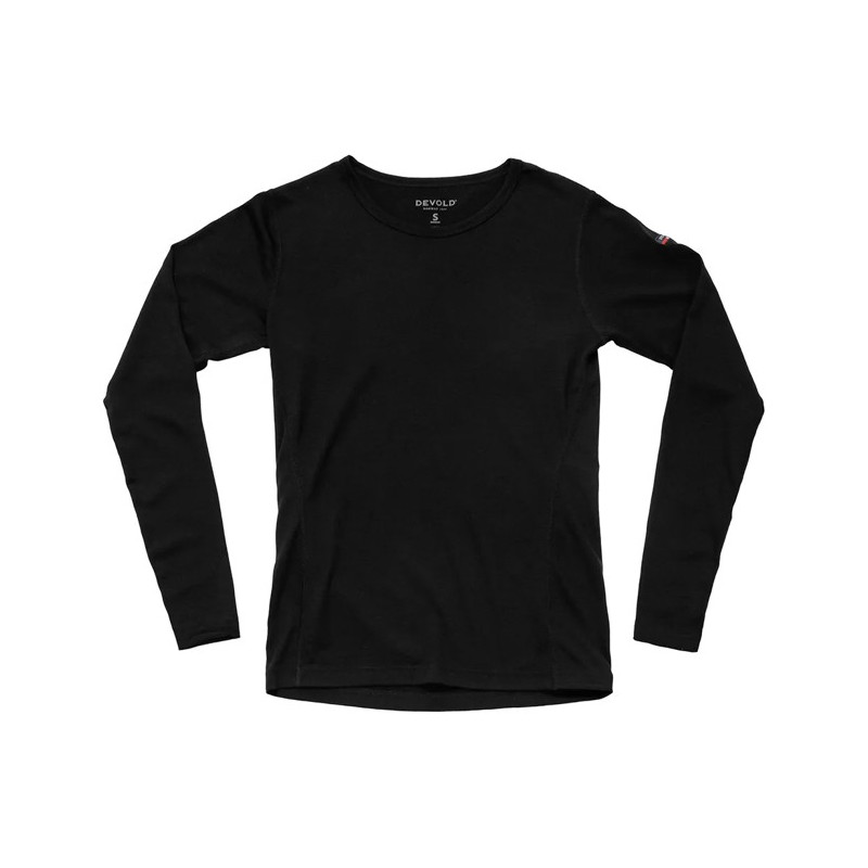T-shirt Devold BREEZE MERINO 150 WMN Black