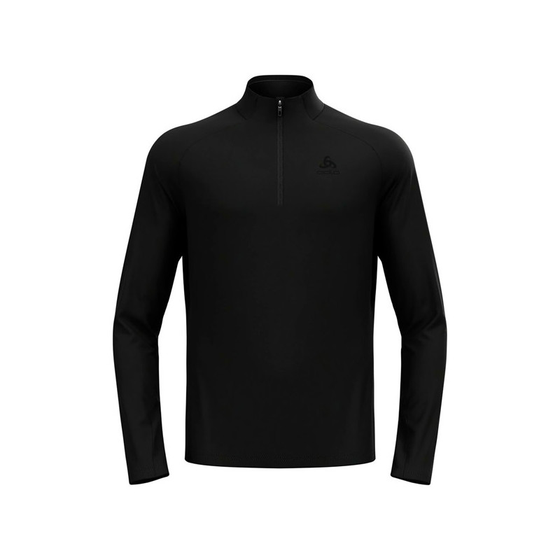 Pulóver Odlo MID LAYER HZ ESSENTIAL LIGHT Black