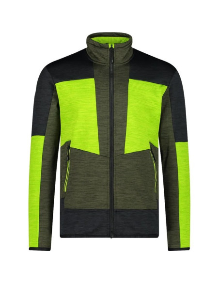 Polarfleece Cmp MAN JACKET OIL GREEN