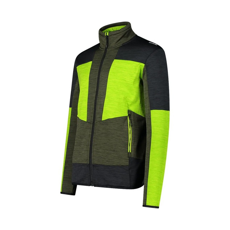 Polar Fleece Cmp MAN JACKET OIL GREEN