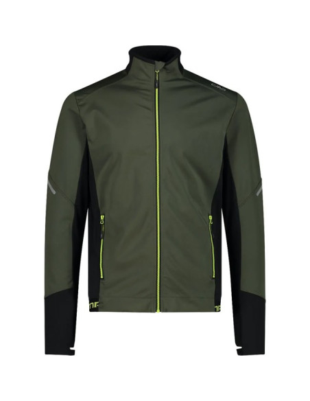 Jacka Cmp JACKET HYBRID OIL GREEN