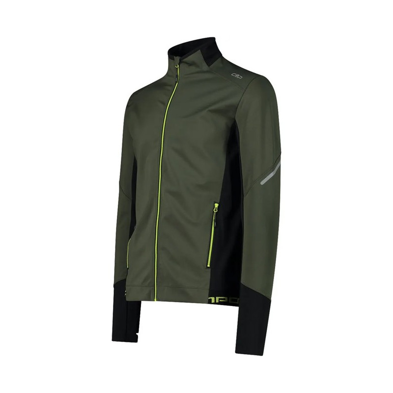 Jakke Cmp JACKET HYBRID OIL GREEN