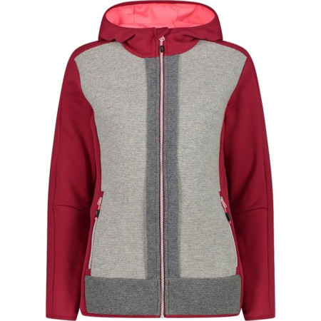 Jacke Cmp WOMAN FIX HOOD ANEMONE