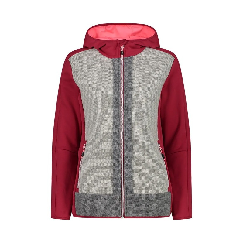 Veste Cmp WOMAN FIX HOOD ANEMONE