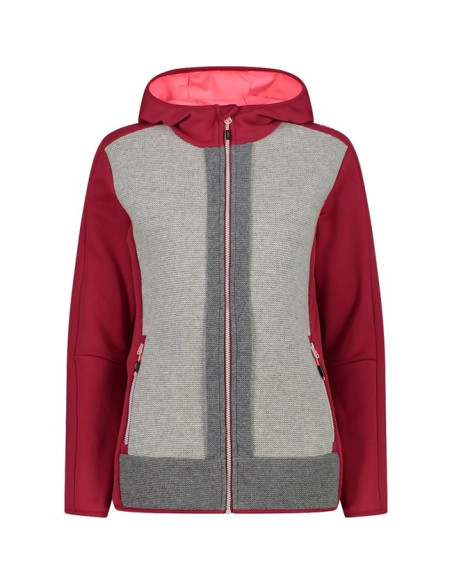 Jacka Cmp WOMAN FIX HOOD ANEMONE