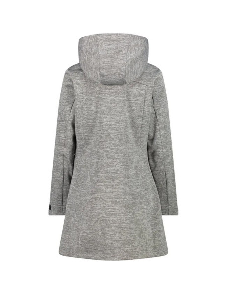 Giacca Cmp WOMAN COAT FIX HOOD GESSO MEL.