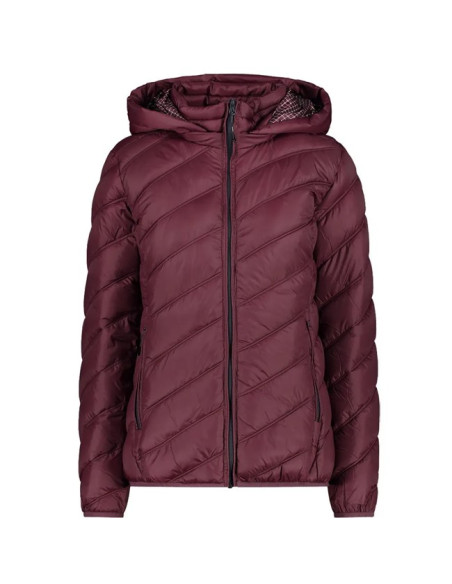 Jakna Cmp WOMAN SNAPS HOOD BURGUNDY