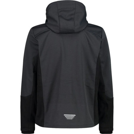 Kabát Cmp MAN JACKET ZIP HOOD ANTRACITE 2
